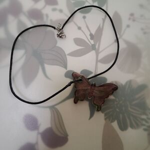 Y2k Large Butterfly Pendant Necklace